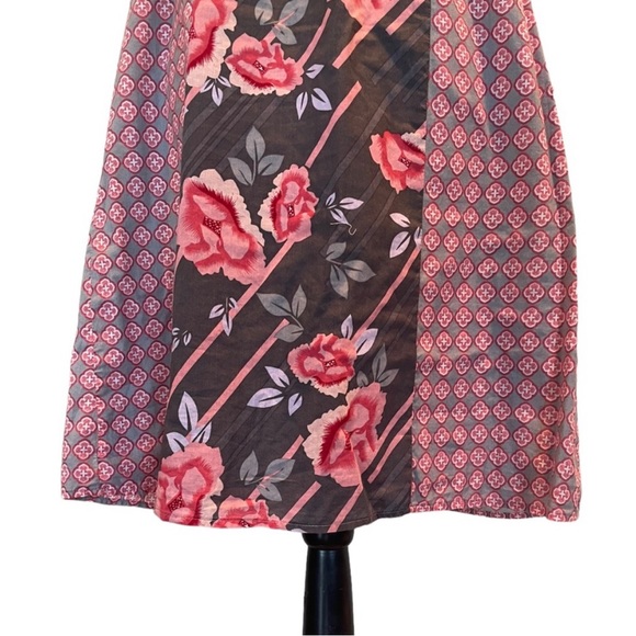 Soyaconcept patchwork sleeveless countrycore sleeveless grannycore dress size 40 - Picture 5 of 14